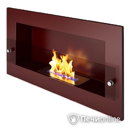 Биокамин ЭкоЛайф Window Glass black burgundy Арома в Тобольске